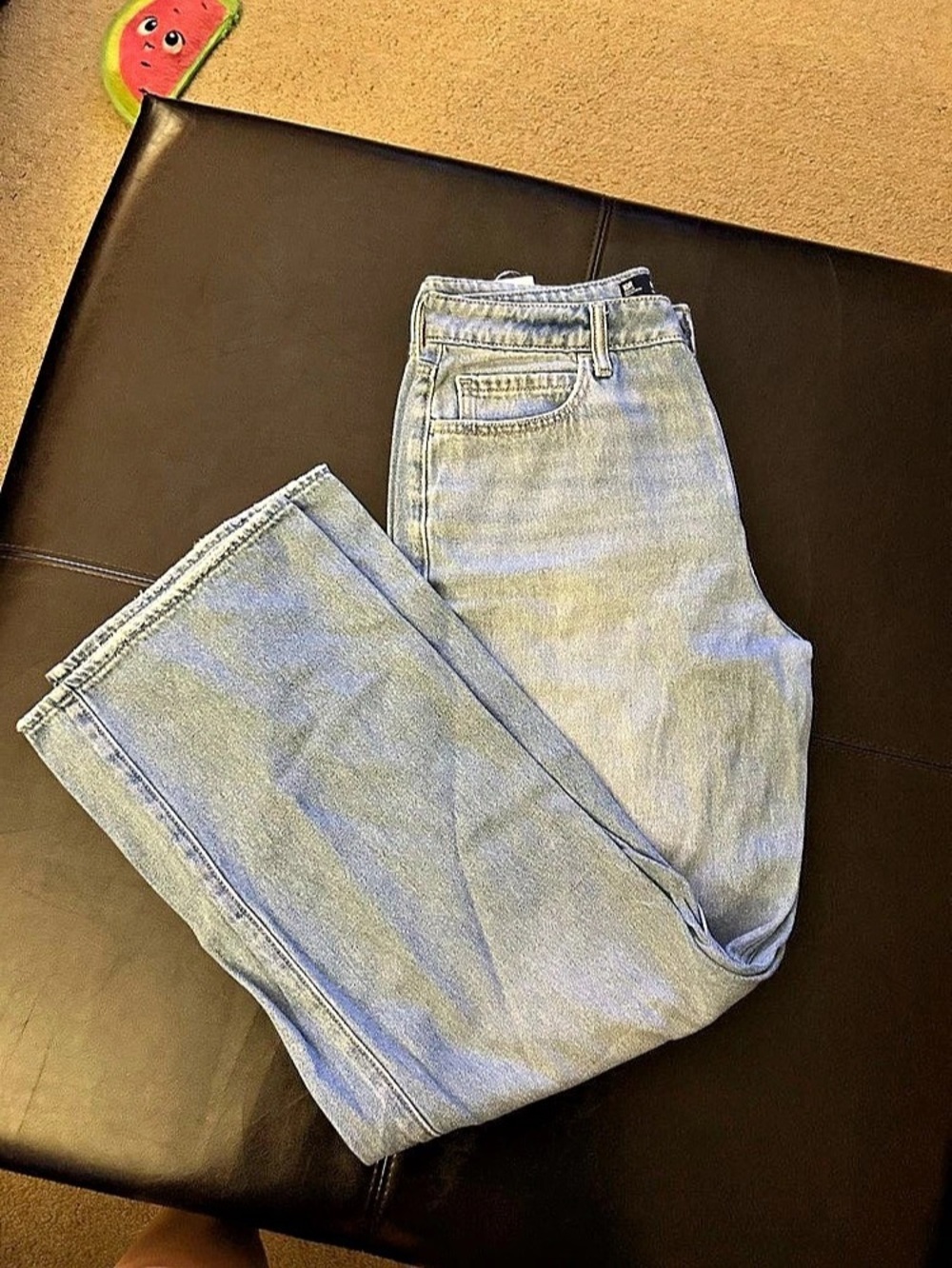 Hollister Ultra High-Rise Wide-Leg Jeans Blue Jeans Like New